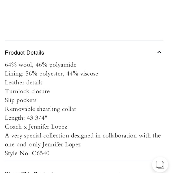 WomenCoach relaxed fit Jennifer Lopez  Lg  2021 collection never worn rare - Picture 8 of 16